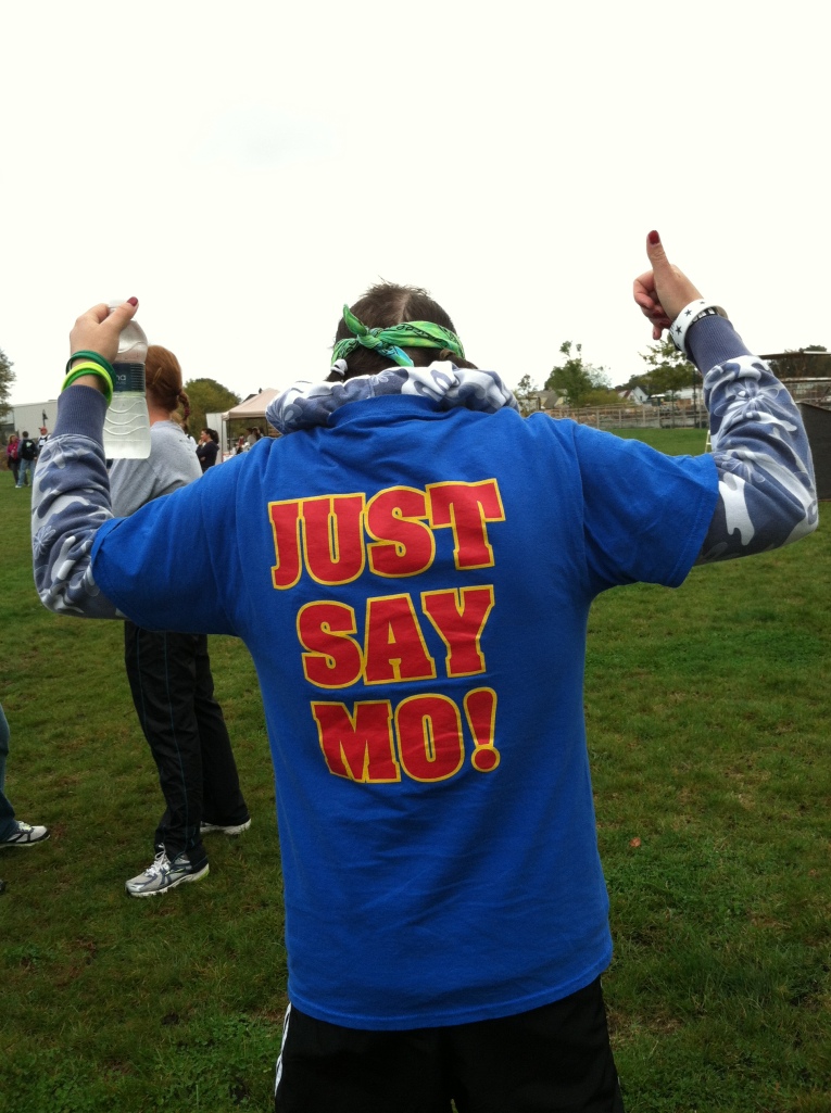 JUST SAY MO-last year at the 2012 Liver Liver Walk held in Stamford, CT