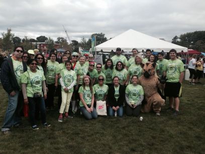 My "Just Say Mo" team at the 2013 Liver Life Walk in Stamford, CT on September 29, 2013.
